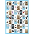 thumbnail image 3 of Perrenoud, Aubree 14x18 Black Modern Framed Museum Art Print Titled - Alphabet - Boys, 3 of 5