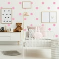 thumbnail image 6 of 12 Sheets Self-Adhesive Removable Wall Decals, 360 Pieces Pink Polka Dot, Circle Stickers for Kids Room Bedroom Classroom Nursery DIY Decor, 6 of 6
