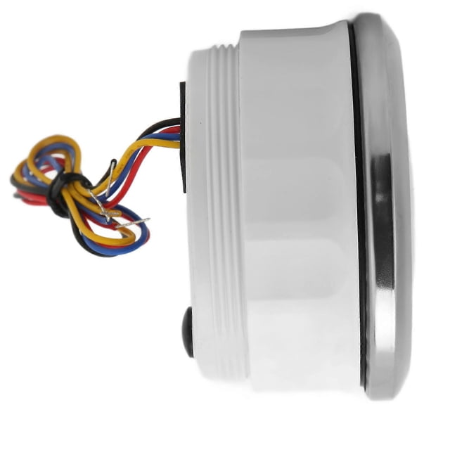 85mm Tachometer Gauge 4000RPM IP67 Waterproof with 7 Color Backlight for Car Boat RV YachtBlack