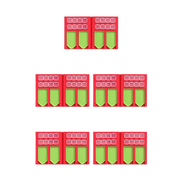 Ounissouiy Painting Tray Sponge Point Drill Organizer Foldable Painting Storage Tray, Red 2 Type2 NO2