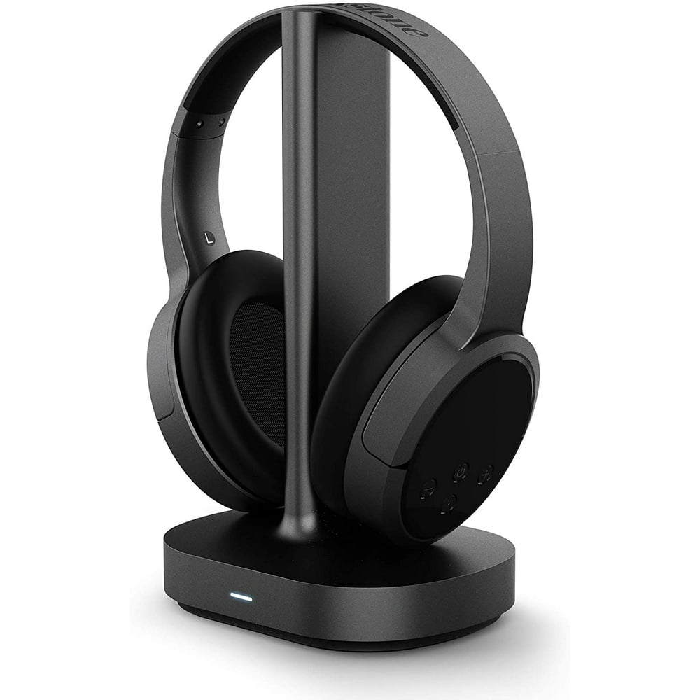 Brookstone AirPhones Wireless RF TV Headphones with 2.4GHz Wireless