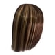 thumbnail image 3 of Peluca de cabello humano castaño liso con línea de cabello pre-arrancado para mujer, 45 cm, 3 of 4