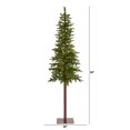 thumbnail image 3 of Nearly Natural 7' Alaskan Alpine Artificial Christmas Tree with 150 Clear LED Lights and Bendable Branches, Green, 3 of 9