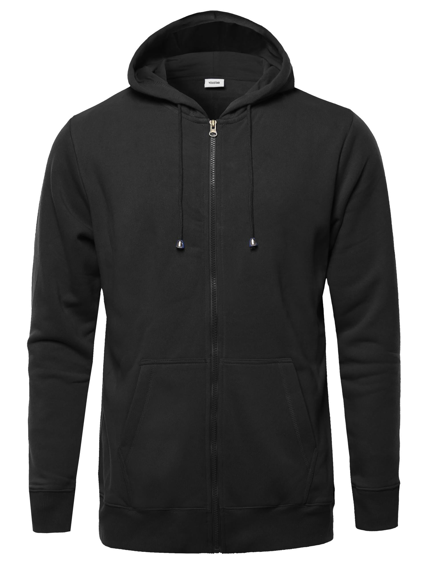 FashionOutfit - FashionOutfit Men's Solid Dry Fit Zip Up Hoodie ...