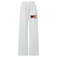 thumbnail image 5 of Kiijoy Valentine's Day Girls Baggy Sweatpants Casual Straight Leg Active Pants, Sizes 12-13, 5 of 8
