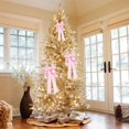 thumbnail image 3 of YAOMOBB Holiday Bows Flower Print Multi Layers Christmas Decor Clear Print DIY Christmas Tree Decor, 3 of 7
