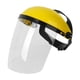 thumbnail image 1 of Equipo de protección del casco de soldadura, máscara de soldadura montada en la cabeza visible, profesional, escudo de cara para pulir otro trabajo Tapa amarilla transparente, 1 of 8