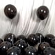 thumbnail image 1 of Globos negros de 12 pulgadas y 50 bolsas de globos de látex KIRIKOU de espesor para bodas de cumpleaños, duchas de bebés, graduación de fiestas navideñas decoradas con globos de helio, 1 of 5