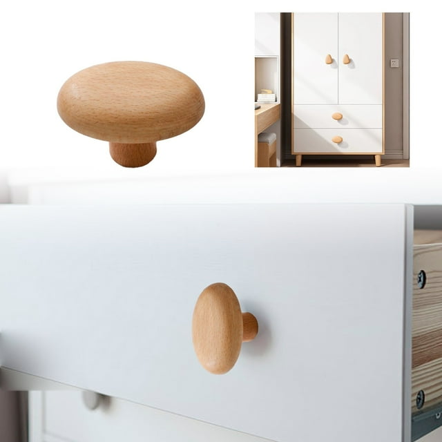 asddcavvf Stone Pebble Shaped Drawer Pulls Wooden Cabinet Handles Durable Kitchen Cupboard Hardware Easy Installation Modern Wardrobe Knobs