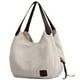 thumbnail image 1 of DOURR Bolso de hombro con múltiples bolsillos para mujer, bolso de mano de lona de algodón a la moda, 1 of 5