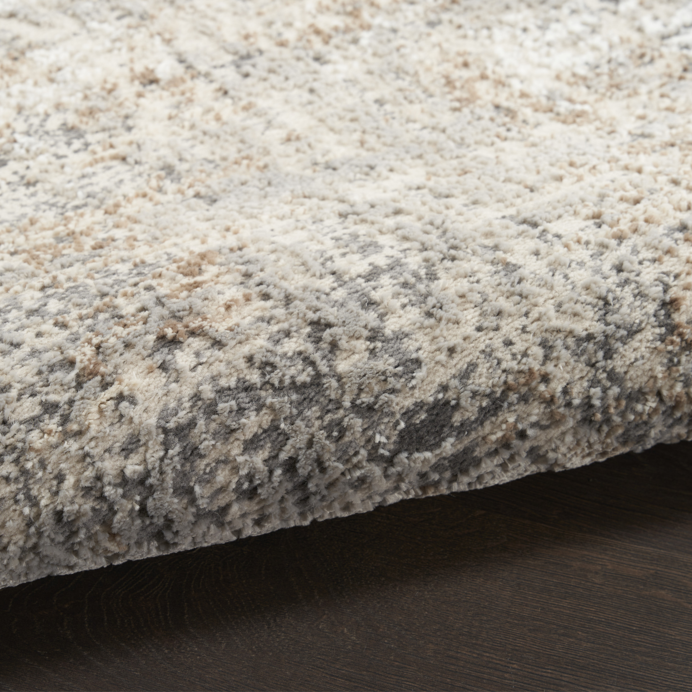 Nourison Eco-Friendly 10' x 14' Beige Grey Modern Indoor Rug