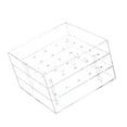 thumbnail image 2 of Caja de Flores Acrílico Rose Flower Arreglo Caja de 25 agujeros, 2 of 9