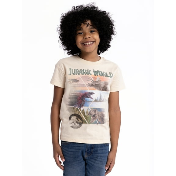 Jurassic Toddler Short Sleeve Crewneck Tee, Sizes 12M-5T