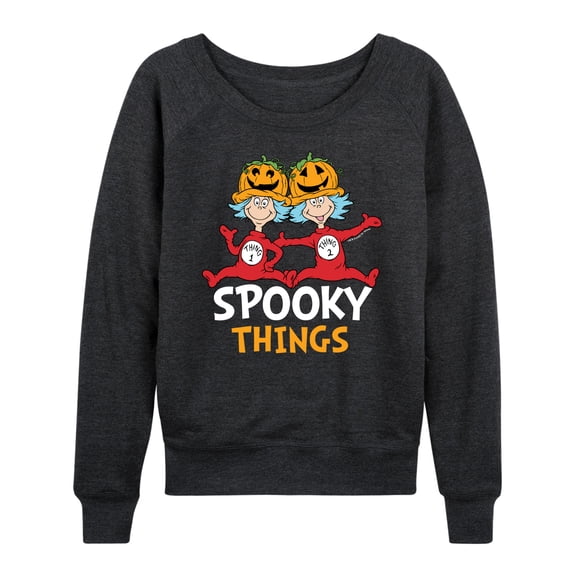 Dr. Seuss - Spooky Things - Women's Lightweight French Terry Long Sleeve Shirt