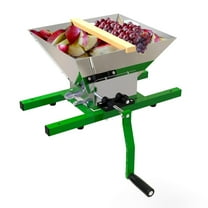 7L Stainless Steel Fruit Crusher Pulper Masher Grinder Apple Juice Wine Cider