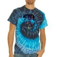 thumbnail image 2 of Wild Bobby, Rainbow Colored Skull in the Shadows, Pop Culture, Tie-Dye Tees, Evening Sky, Small, 2 of 3