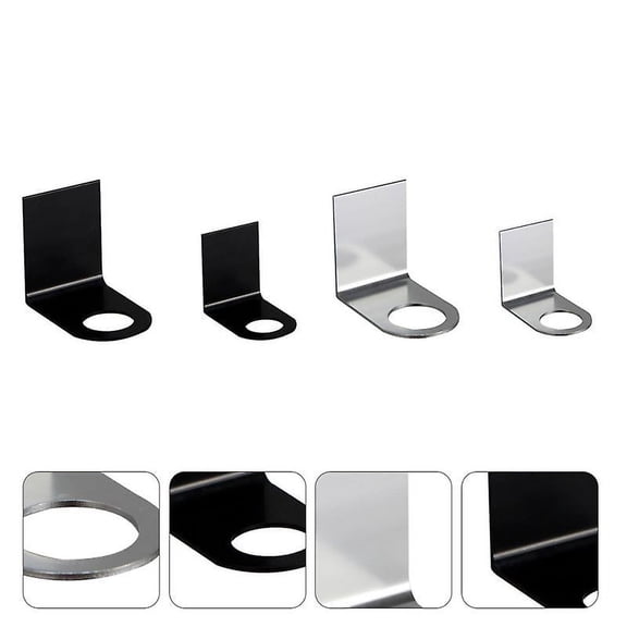 4pcs Non-punching Hand Sanitizer Holders Wall-mounted Shower Gel Bottle Racks Gseagtia