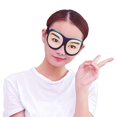 thumbnail image 1 of Sleeping Mask Creative Funny 3D Pattern Sleeping Eye Cover Blindfold Eyeshade, 1 of 5