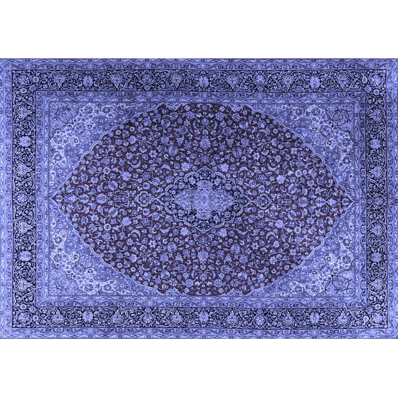 Ahgly Company Indoor Rectangle Persian Blue Traditional Area Rugs, 3' x 5'