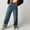 *Dark Blue, variant on ClodeEU Womens High Waist Wide Leg Denim Pants, Trendy Casual Baggy Jean Pants with Pockets Dark Blue,Womens Plus L