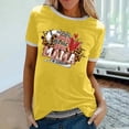 thumbnail image 2 of Elegante blusa de manga corta con cuello redondo y manga abullonada para mujer OAVQHLG3B Store  lin121212, 2 of 5