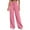 Pink, variant on Atogsazn Women's Joggers Sweatpant Casual Wide Leg Palazzo Pants Baggy High Waist Pants Trousers with Drawstring Dark Gray XXL Fashion