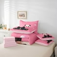 thumbnail image 6 of Homewish Kawaii Panda 7-Piece Twin Bedding Sets for Kids Children Teens,Pink Bubbles Bedding Comforter Set,Cute Animal Breathable Sheet Sets,Super Cozy Room Decor,Reversible, 6 of 8