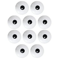WEUVEB 10Pcs Eyeball Balloons White Latex Party Decorations for Celebration