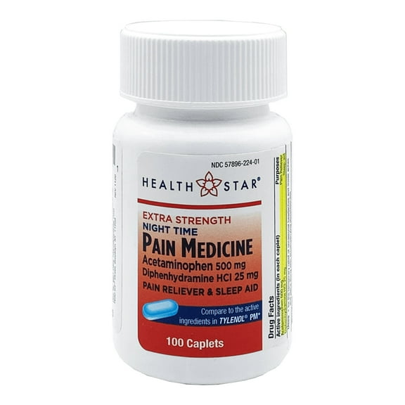 Health Star Nighttime Pain Reliever and Sleep Aid