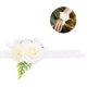thumbnail image 3 of WENTS Rosen Blumen Handgelenk Corsage Silber Bling Band Strass Brazalete elástico Hochzeit Zhivalor HFP-0297, 3 of 8