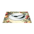 thumbnail image 3 of Ryvnso Placemats Set of 4 Grape Fruits Dining Mats Heat-Resistant Non-Slip Washable Table Mat, 3 of 8