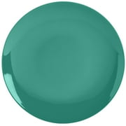 Tabletops Gallery 12 Piece Dark Green Melamine Dinnerware Set Plates Bowls for Indoor/Outdoor Use, Service for 4, Emerald