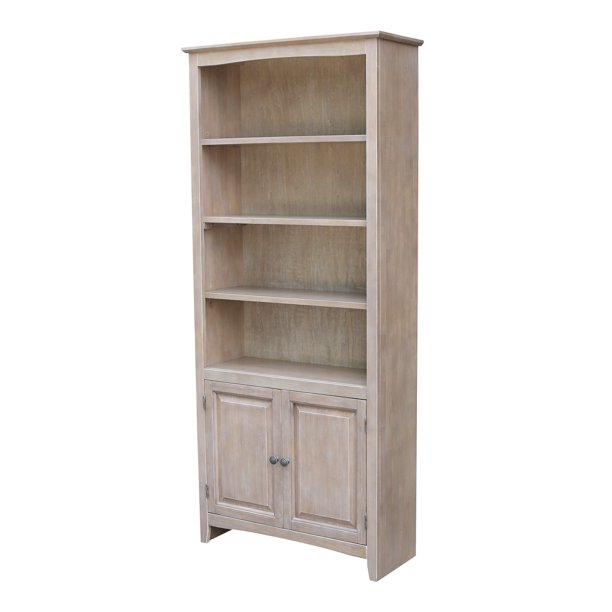 Contain the clutter while staying organized with bookcases with doors from sauder®. 72 inch shaker bookcase with two lower doors