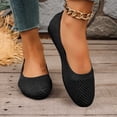 thumbnail image 3 of Tqyyweavej Women's Mesh Flats Slip On Closed Toe Dressy Mules Versatile Comfortable Breathable Ballet Shoes, Gifts for Women 36-43, 3 of 10