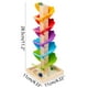 thumbnail image 3 of XWSHYW Juguetes para Niños Rompecabezas de Madera para Niños, Bloques de Construcción de Hojas, Educación Temprana, Torre de Hojas Rodantes, Juego de Cuentas Invertidas, Juguetes de Ensamblaje Enchuf, 3 of 6