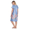 thumbnail image 2 of Casual Nights Women's Round Neck Mu-Mu Housecoat Lounger, 2 of 5