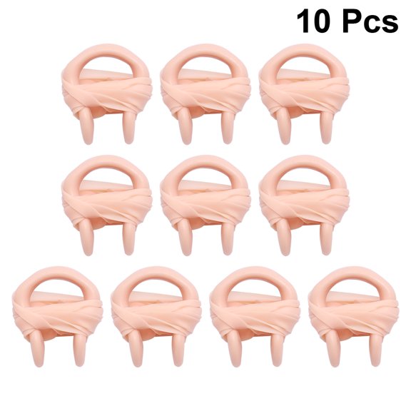 HEMOTON  10 PCS Reusable Nose Clips Swimming Plugs Kids Anti Man Miss