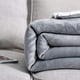 thumbnail image 5 of Manta Sherpa NANPIPER, tamaño doble, 150 x 200 cm, gris claro, 5 of 7