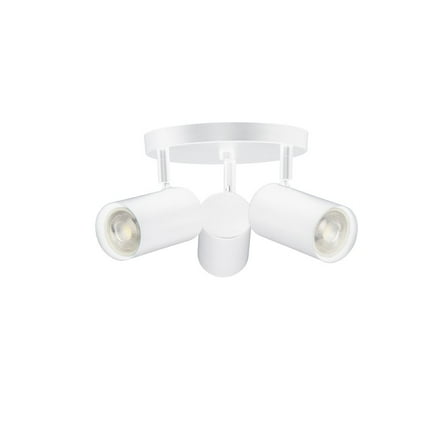 Dainolite 3 Light Spot Light in Matte White