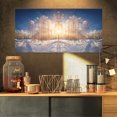 thumbnail image 1 of Paysage d'Hiver Retourné Horizontalement - Impression sur Toile, 1 of 3