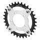 thumbnail image 2 of Rueda de cadena BCD, adaptador de engranaje 104BCD Plato BCD de aluminio Plato de bicicleta BCD Probado y confiable, 2 of 14