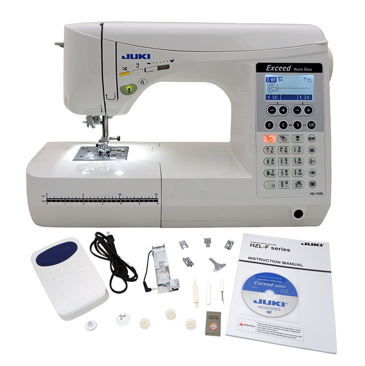 Juki Exceed HZL F300 Home Deco Computerized Sewing Machine Walmart