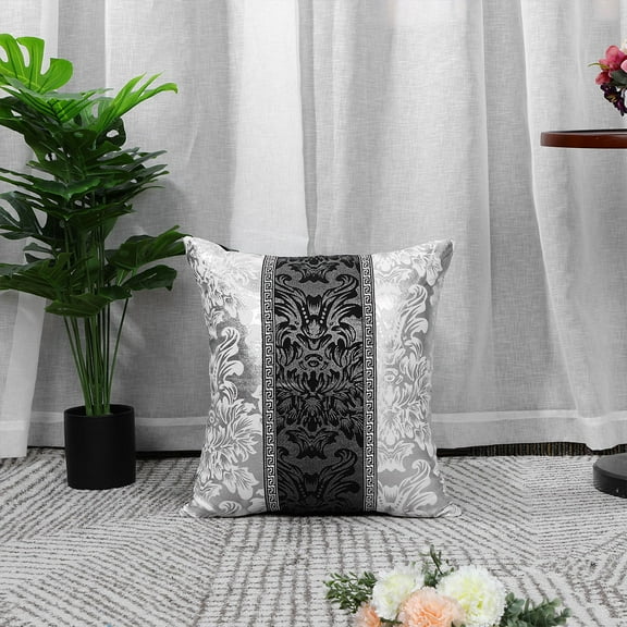 Piccocasa Sofa Cushion Cover Vintage Floral Printed Waist Throw Pillow Case