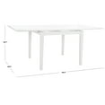 thumbnail image 4 of Safavieh Cullen 38" Transitional Drop Leaf Dining Table, White, 4 of 5