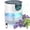 White, variant on Water Air Purifiers for Home Air Washer Aroma Diffuser, Air Filter Washer Humidifier Aroma Fresher With LED Night light for Office,Bedroom Smoke and Pets(without Essential Oil)