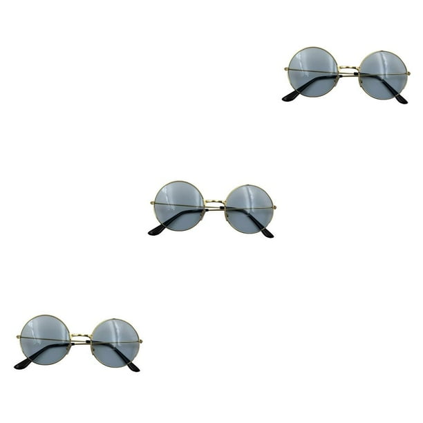 Vogacara Gafas de sol Diseño especial Colores surtidos Gafas de sol Fiesta de baile multifuncional De moda para mujeres Dorado, azul Type1 NO1