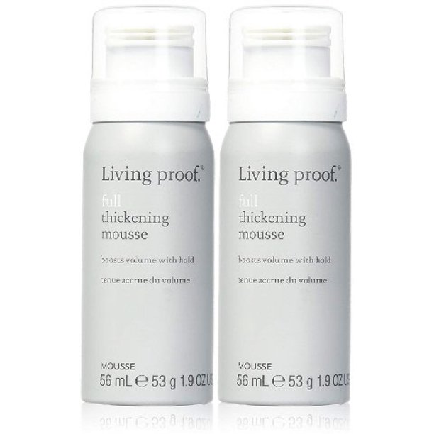 Living Proof Full Thickening Mousse 19oz Travel Size Pack Of 2 0177