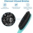 thumbnail image 3 of Flossing Toothbrush, Charcoal Soft Bristles for Adults, Super Long Head,, 3 of 9