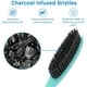 thumbnail image 3 of Cepillo de dientes con hilo dental, cerdas suaves de carbón para adultos, cabezal extralargo, paquete de 4 unidades, 3 of 8