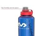 thumbnail image 4 of (2 pack) McDavid Sport Gamer 34oz / 1L Water Bottle, Blue/White, 4 of 9
